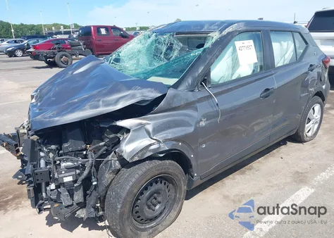 2022 Nissan Kicks S Xtronic Cvt from USA, damaged, VIN 3N1CP5BV8NL518577